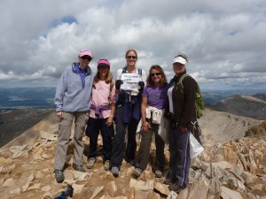 Mt. Sherman Summit Group Photo July 30 2012